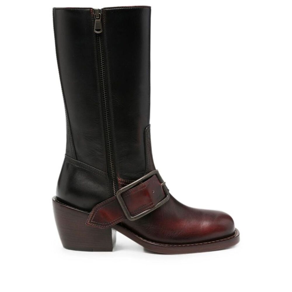 Dries Van Noten Women Square Toe Boot